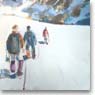 Descente sur le glacier