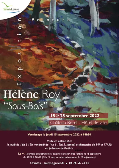 Exposition Hélène Roy St Egreve 2022