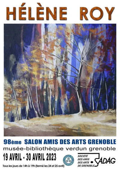 Affiche 98ème salon Amis des Arts de Grenoble